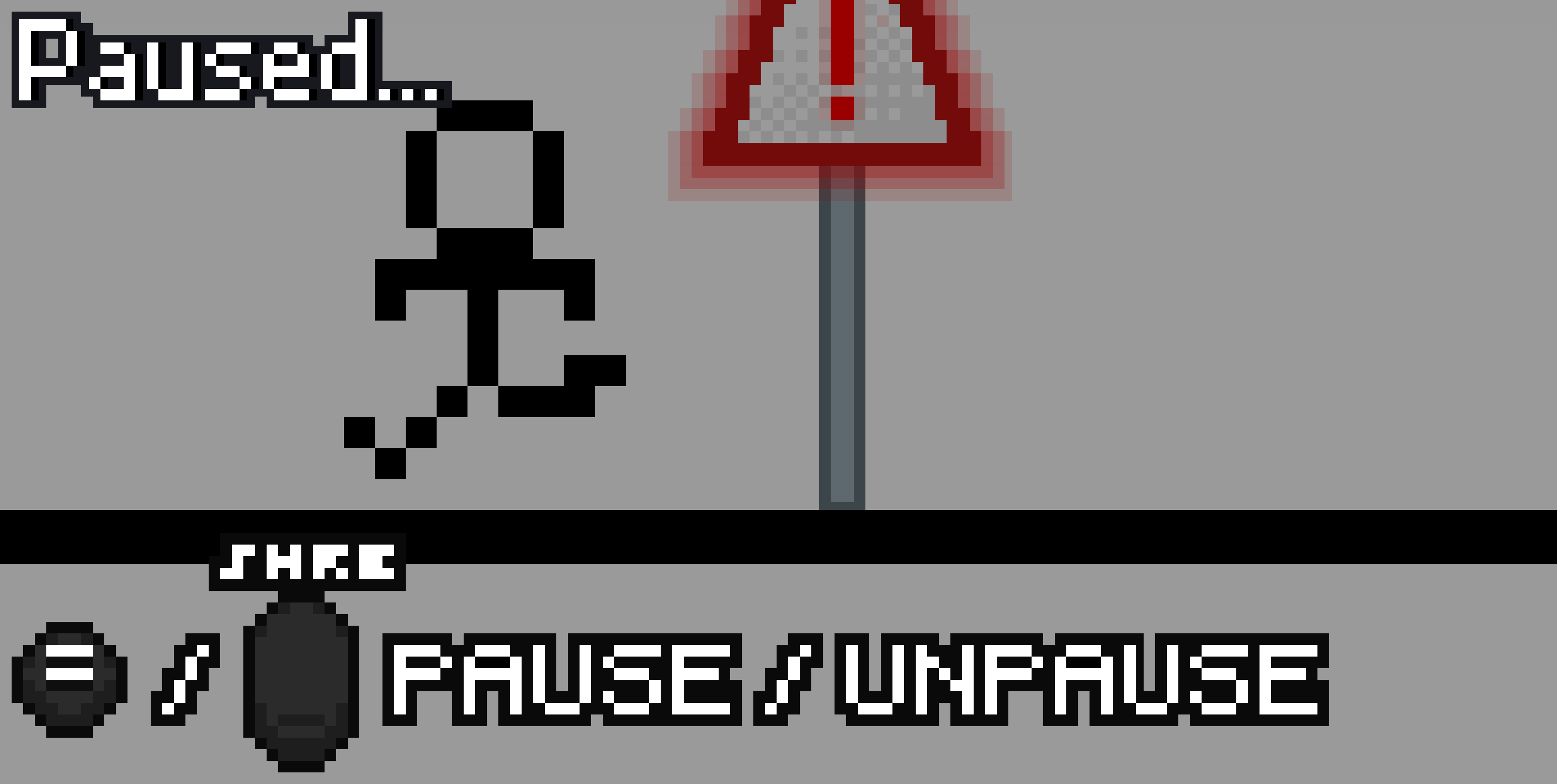 Controller inputs for pause