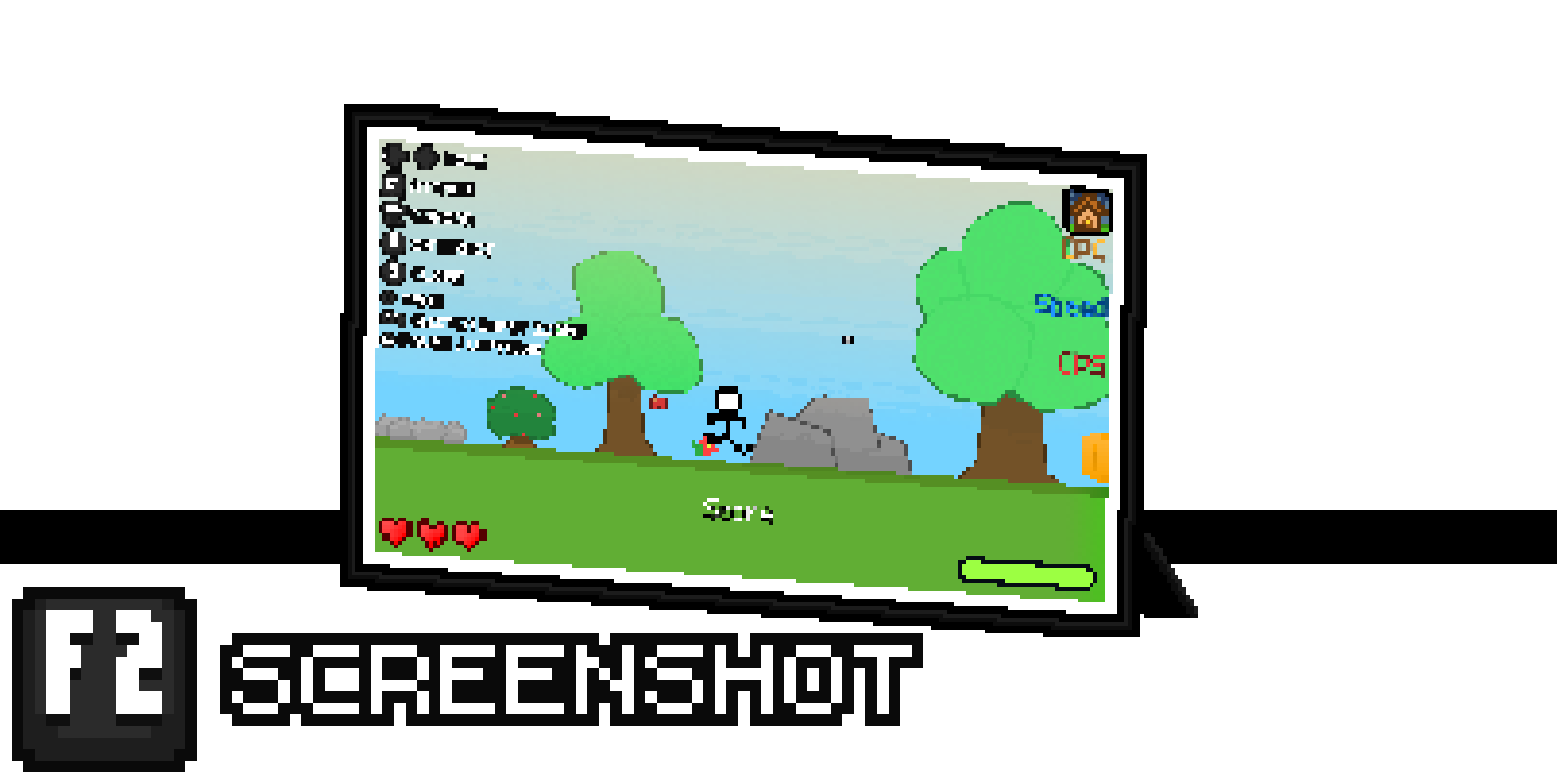 Keyboard inputs for screenshot